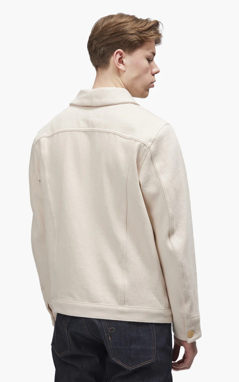 Rogue Territory Supply Jacket Shawl Collar Knit Denim Natural - Image 6