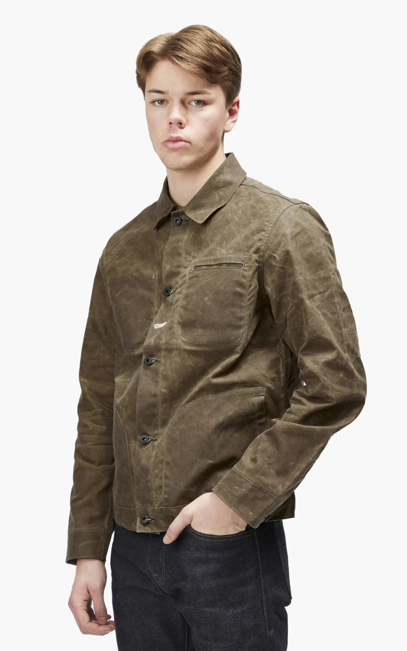 Rogue Territory Supply Jacket Waxed Canvas Ridgeline Brown - Image 4