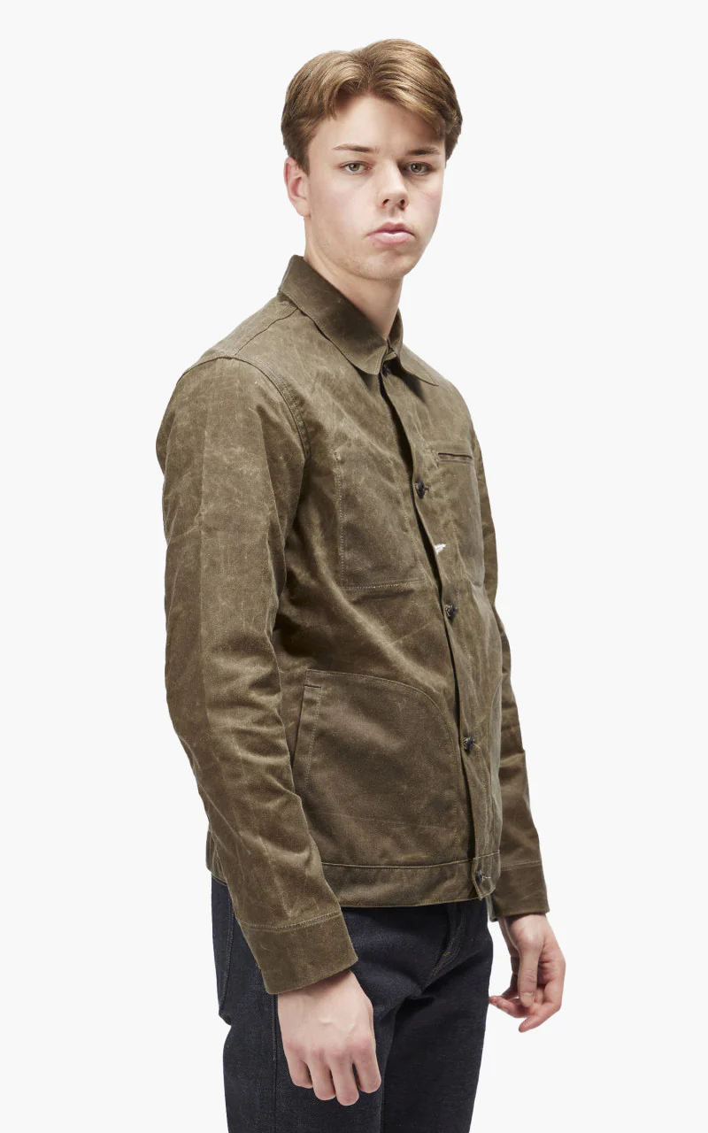Rogue Territory Supply Jacket Waxed Canvas Ridgeline Brown - Image 6