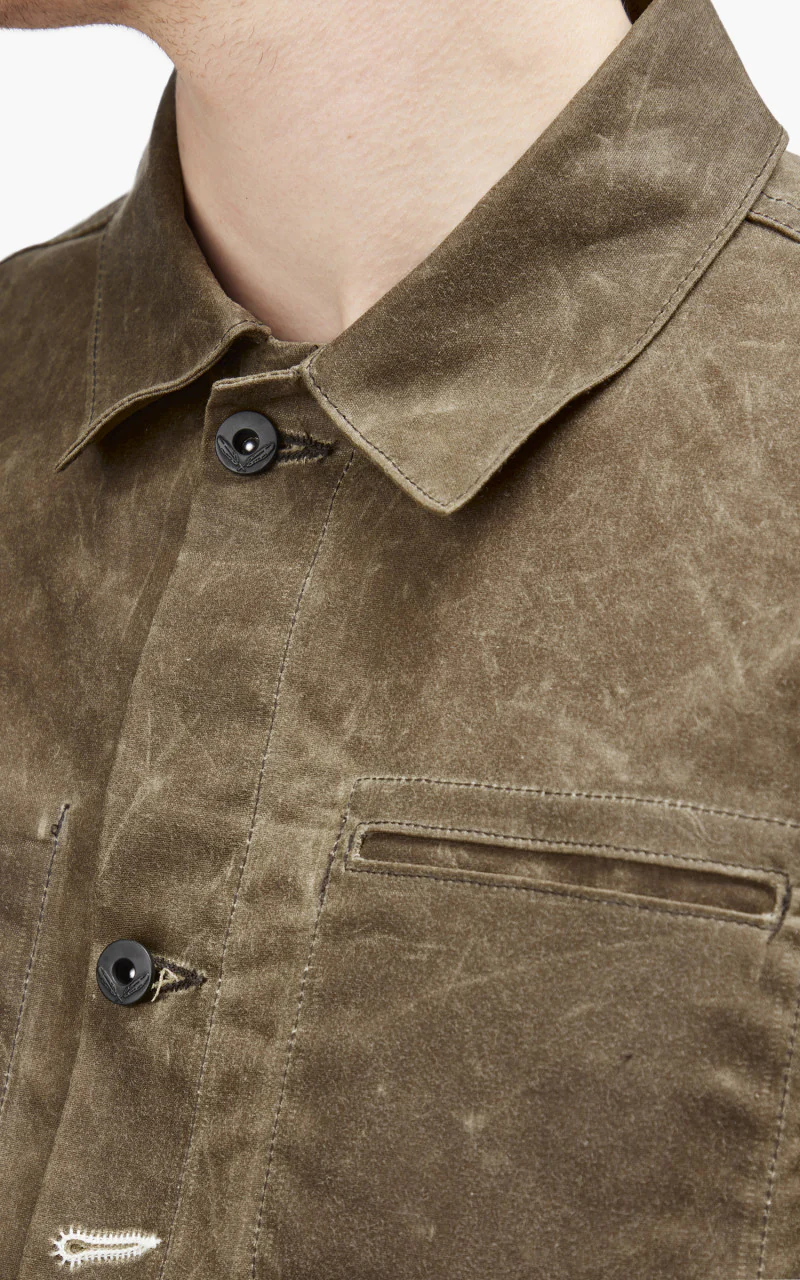 Rogue Territory Supply Jacket Waxed Canvas Ridgeline Brown - Image 7