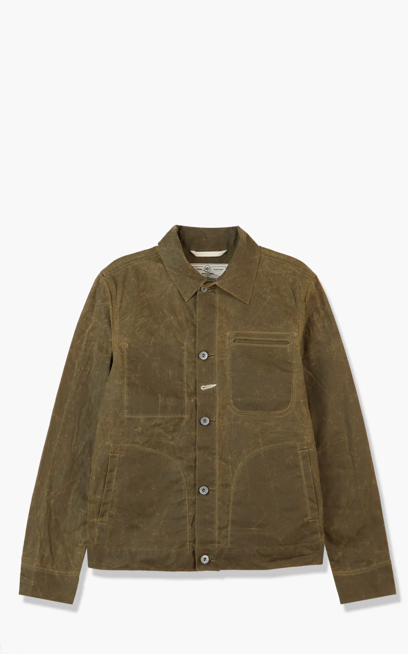 Rogue Territory Supply Jacket Waxed Canvas Ridgeline Hunter Green