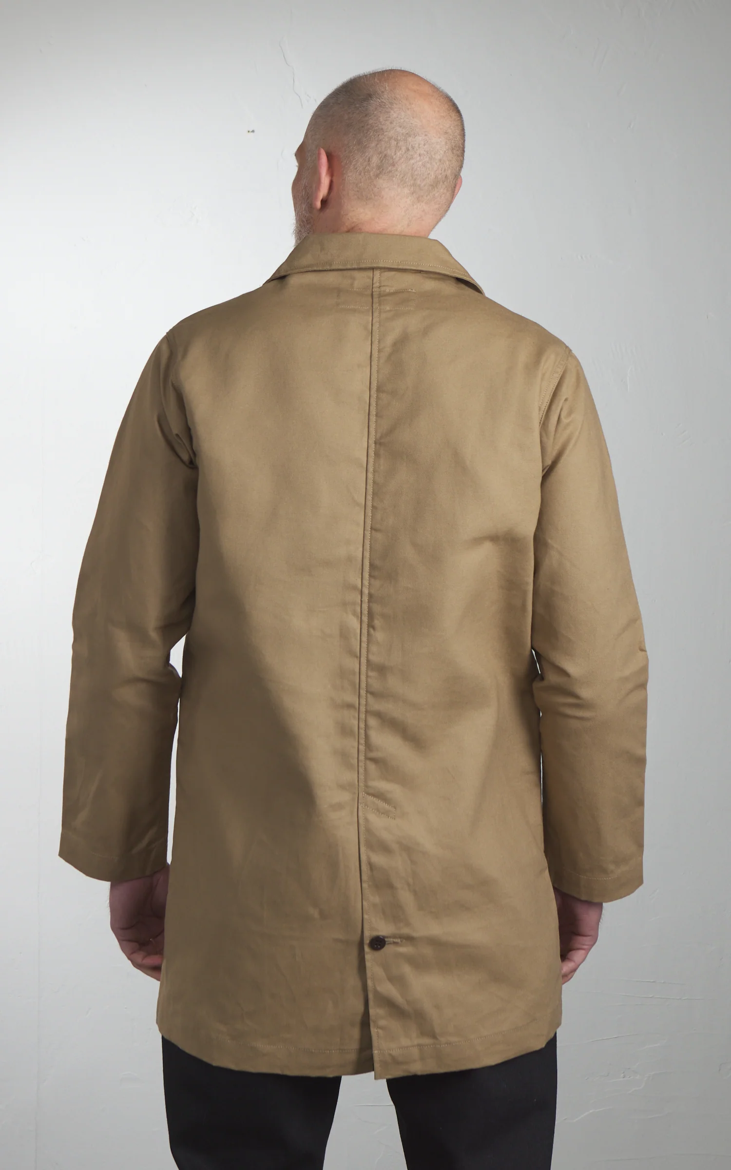 Rogue Territory Trench Coat Dry Waxed Canvas Khaki - Image 5