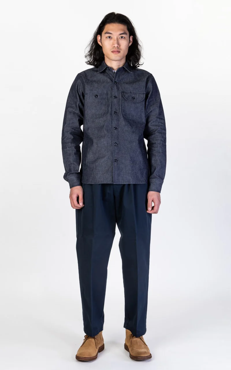 Rogue Territory Work Shirt Indigo Selvedge 11oz - Image 2