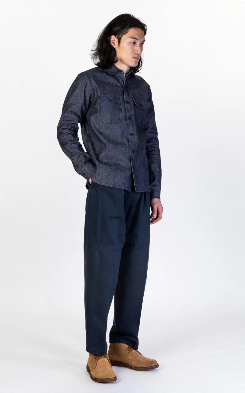 Rogue Territory Work Shirt Indigo Selvedge 11oz - Image 3