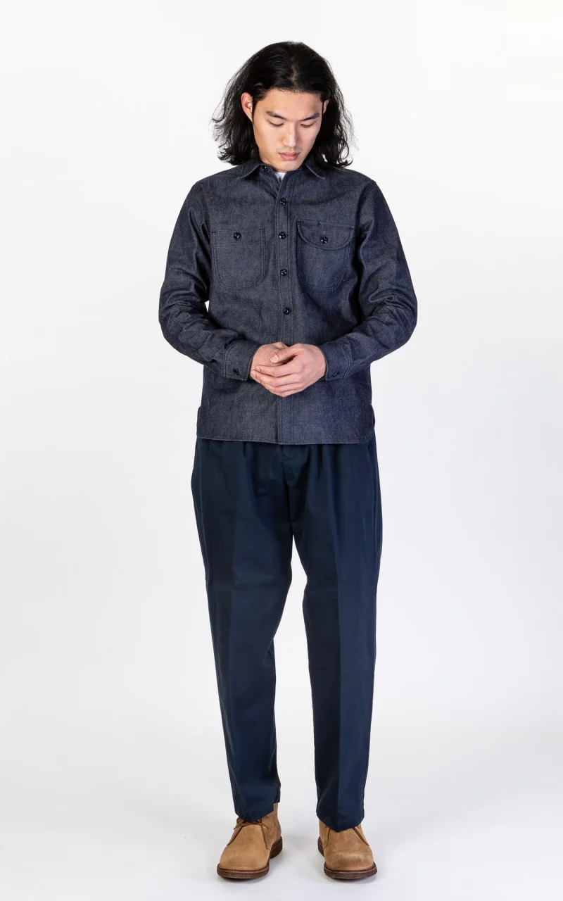 Rogue Territory Work Shirt Indigo Selvedge 11oz - Image 4