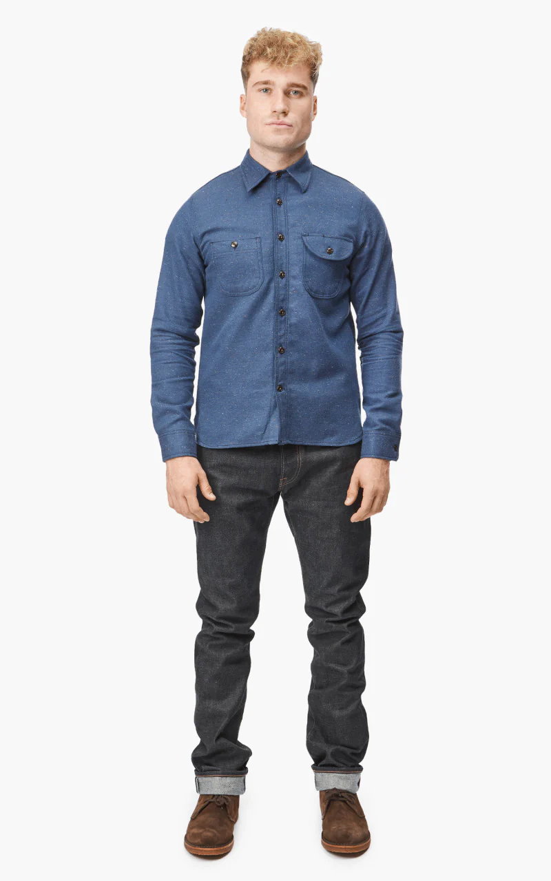 Rogue Territory Work Shirt Navy Rainbow Nep - Image 2