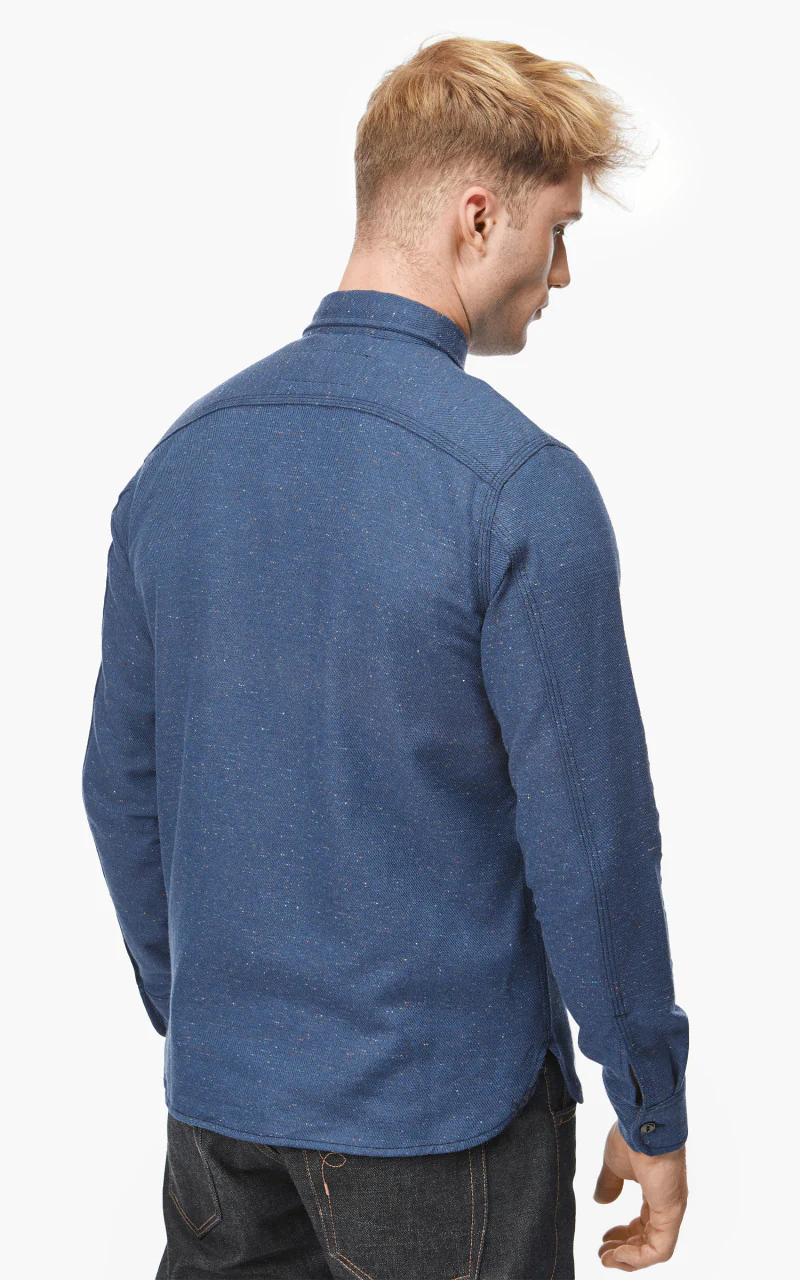 Rogue Territory Work Shirt Navy Rainbow Nep - Image 5