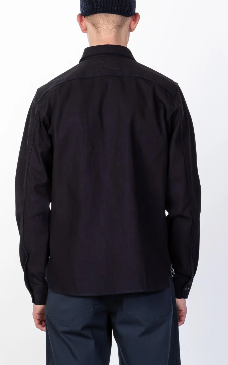Rogue Territory Work Shirt Selvedge Canvas Indigo 11oz - Image 4