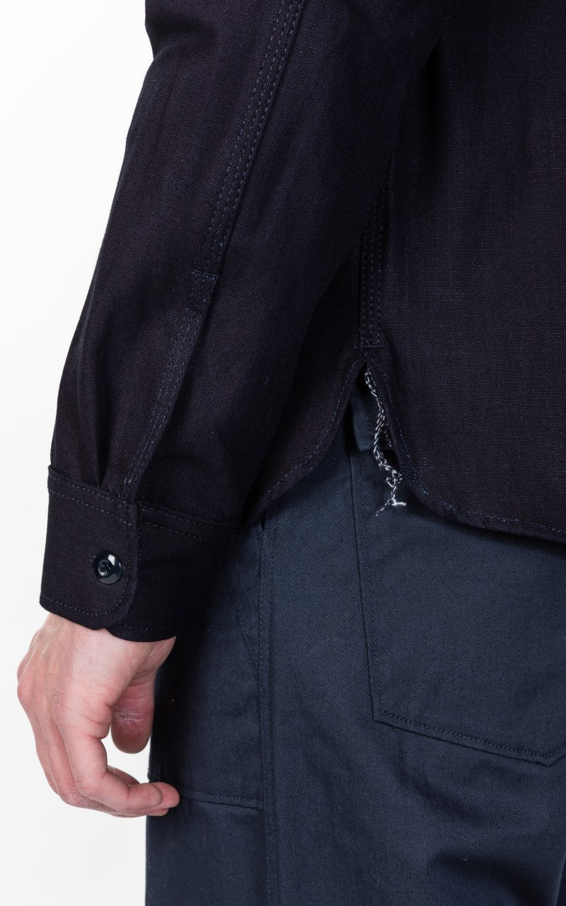 Rogue Territory Work Shirt Selvedge Canvas Indigo 11oz - Image 6