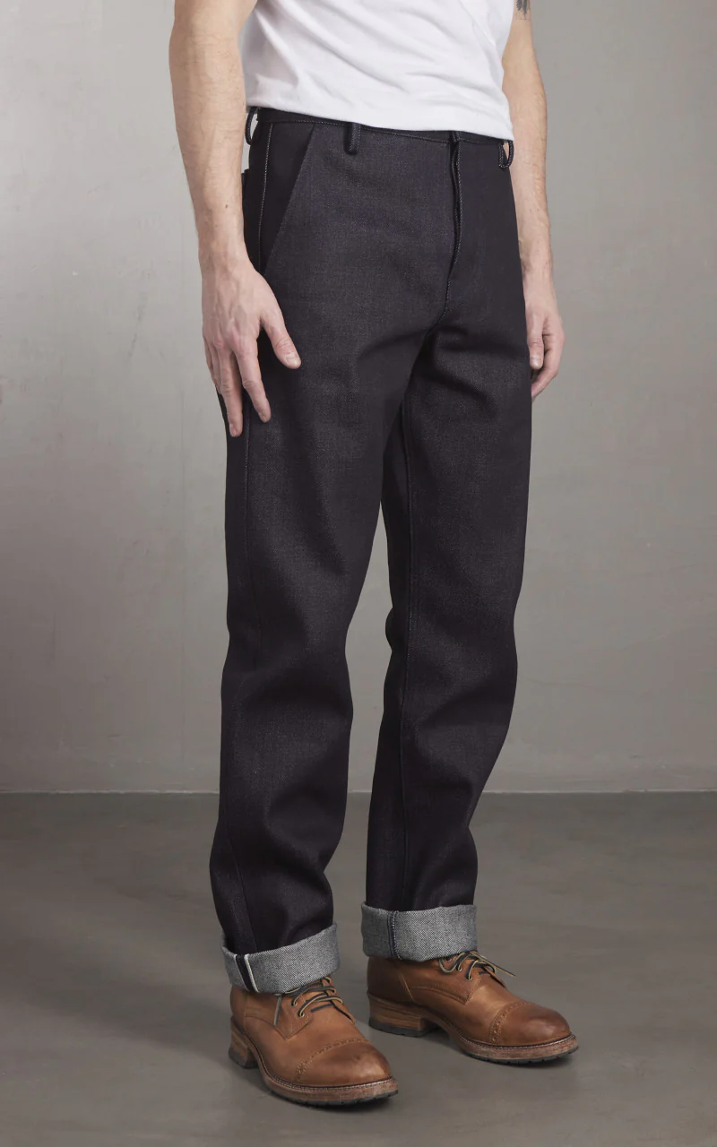 Rogue Territory Work Trouser Denim Selvedge Dark Indigo 22oz - Image 2