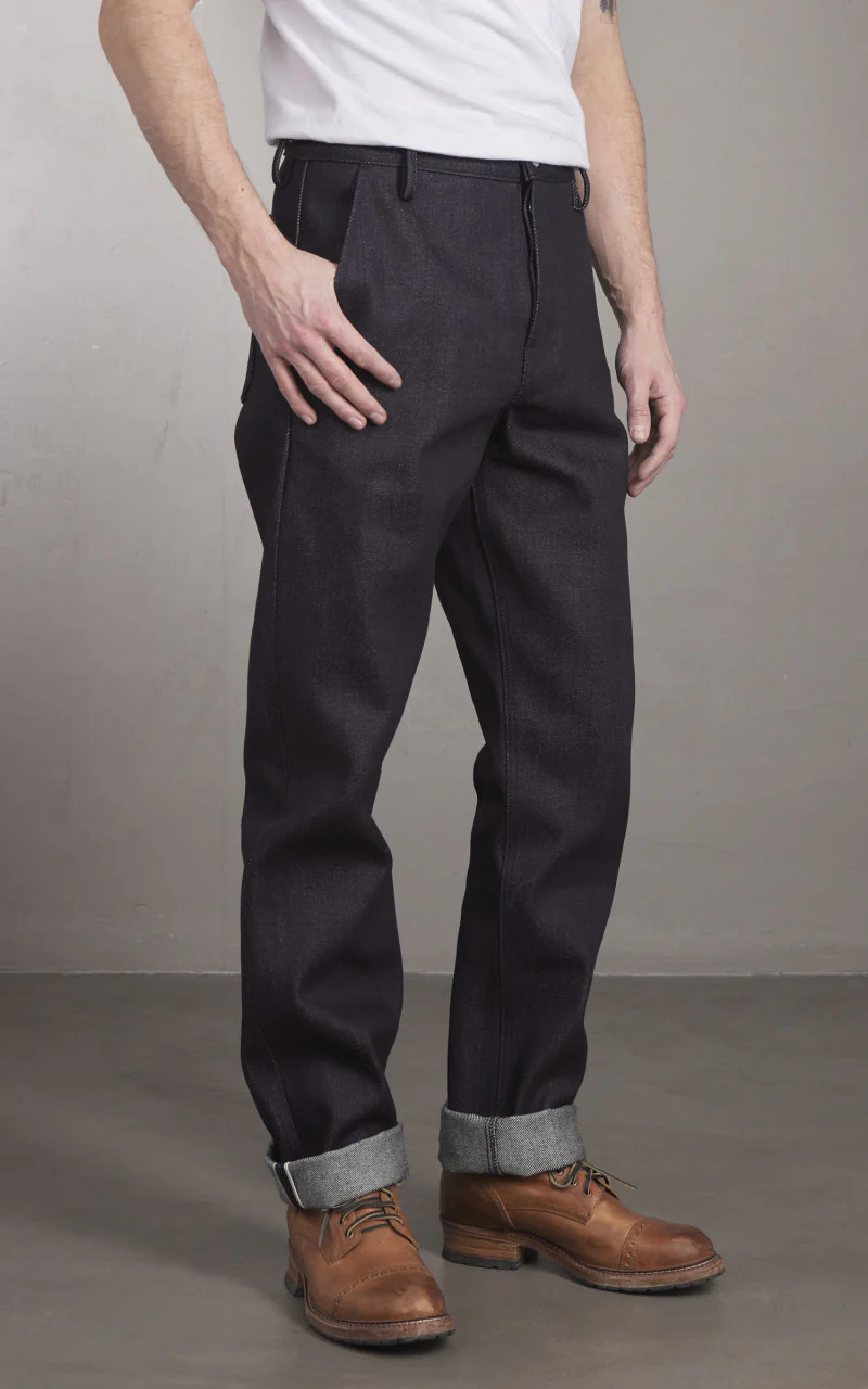Rogue Territory Work Trouser Denim Selvedge Dark Indigo 22oz - Image 3