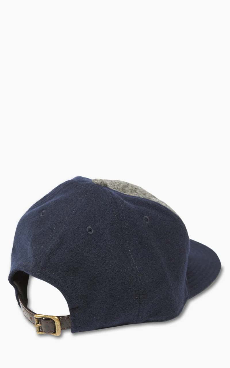 RRL 1930s Wool Ball Cap Navy/Grey - Image 5