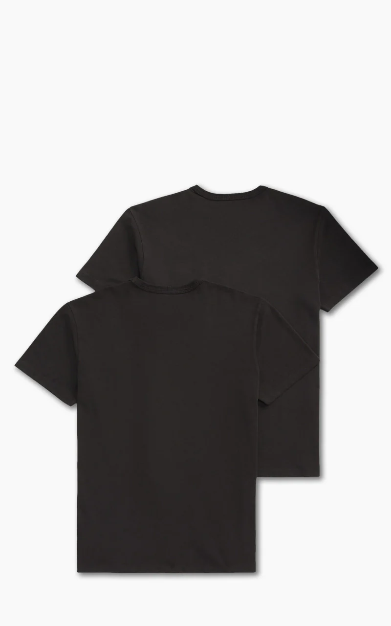 RRL 2-Pack Garment-Dyed Pocket Tees Black - Image 3