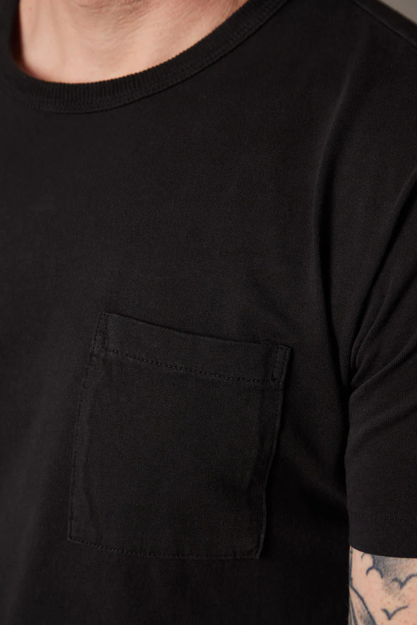 RRL 2-Pack Garment-Dyed Pocket Tees Black - Image 6