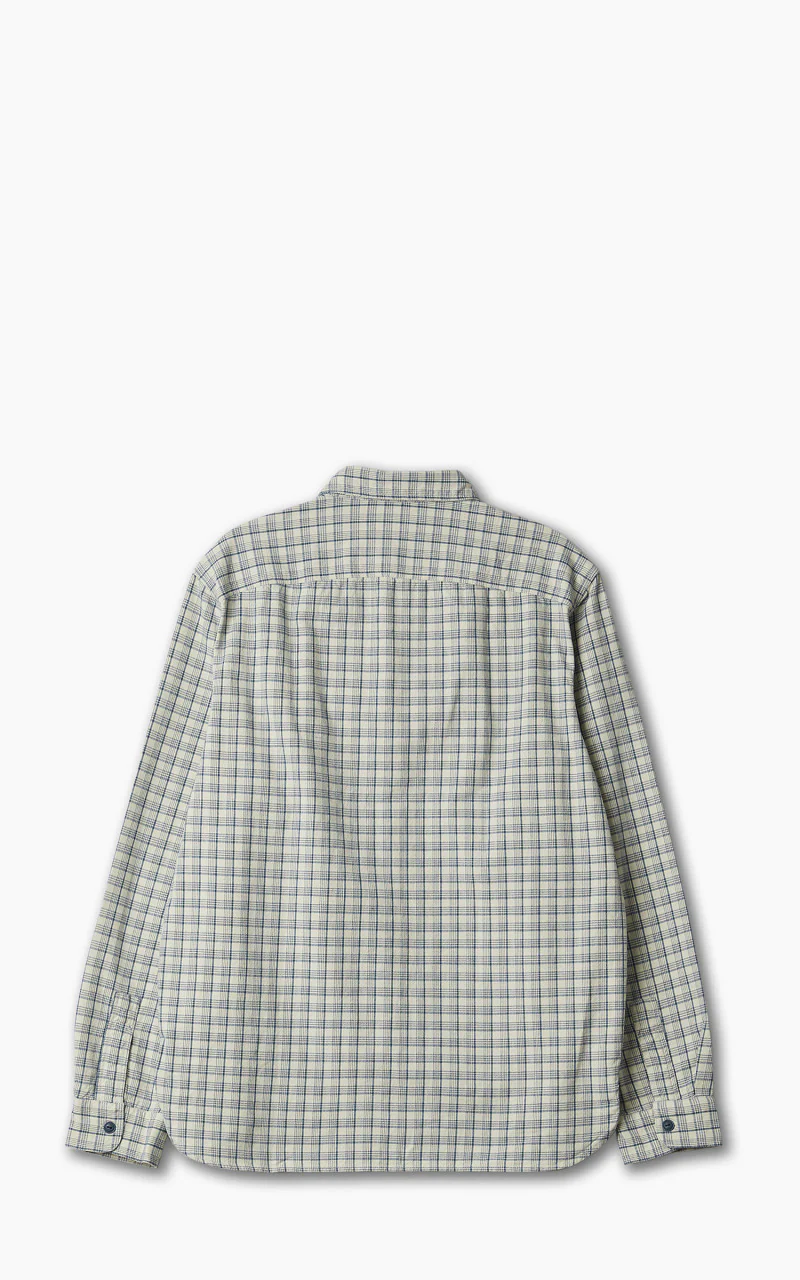 RRL Alaska Western Shirt Cream/Blue - Image 8