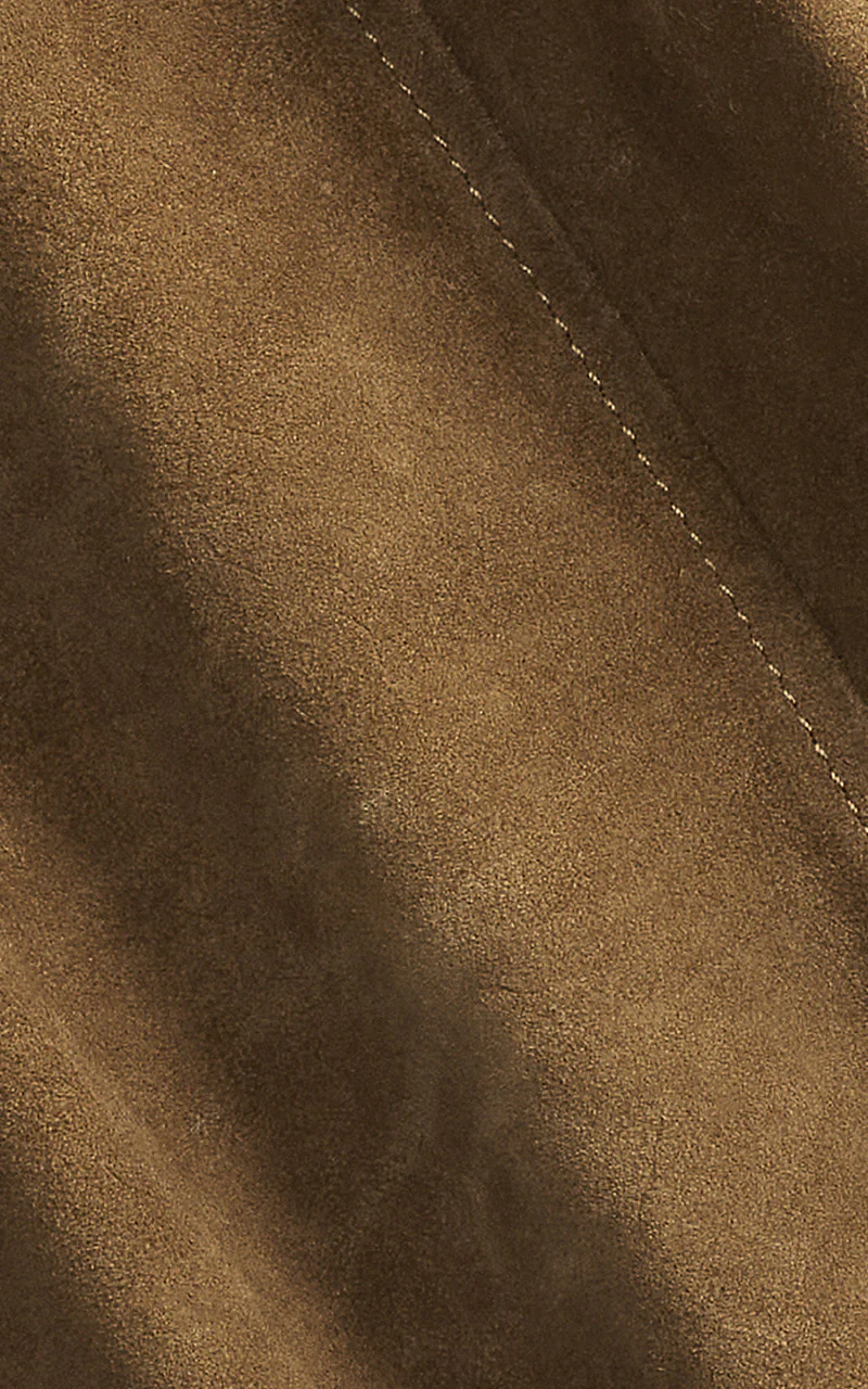 RRL Alston Leather Jacket Brown - Image 6