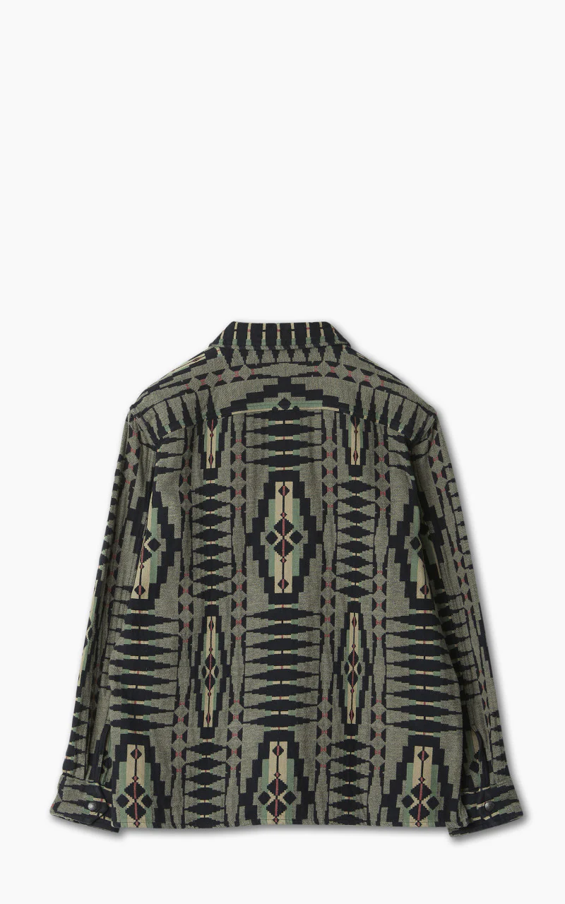 RRL Brown Bear Sport Shirt Grey/Multi - Image 10