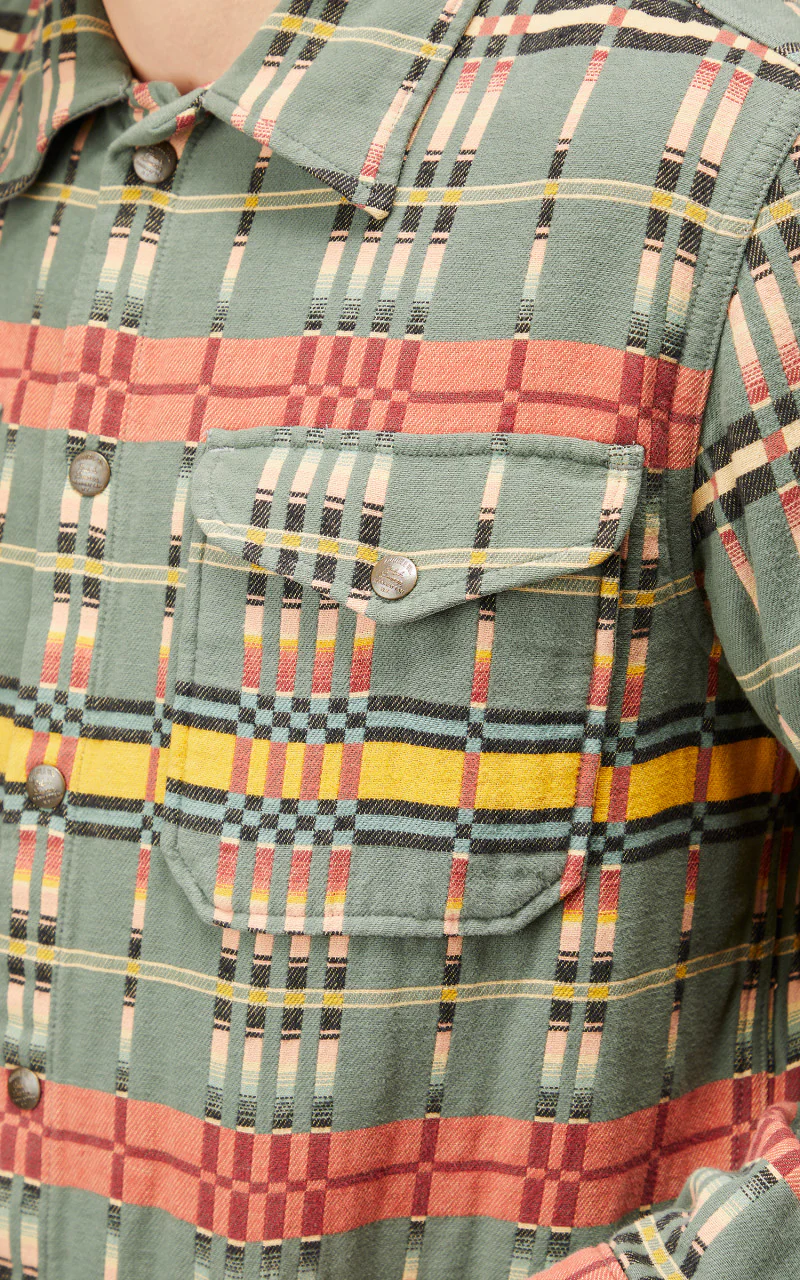 RRL Brown Bear Sport Shirt Novelty Blue/Multi - Image 9