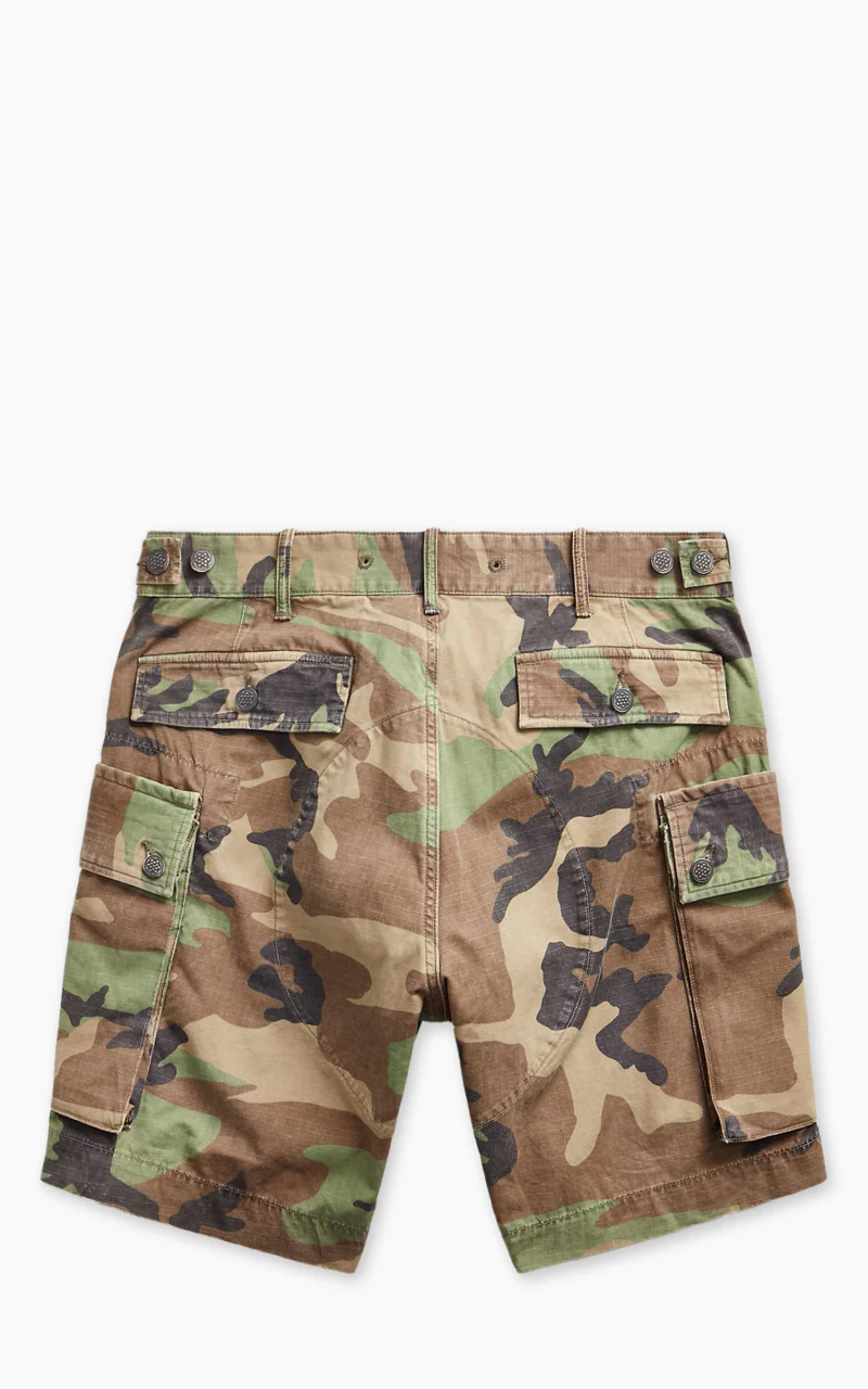 RRL Camo Ripstop Cargo Short Woodland Camo - Image 2