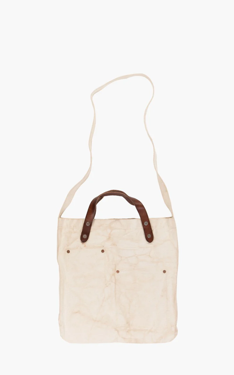 RRL Canvas Logo Market Tote Natural - Image 5