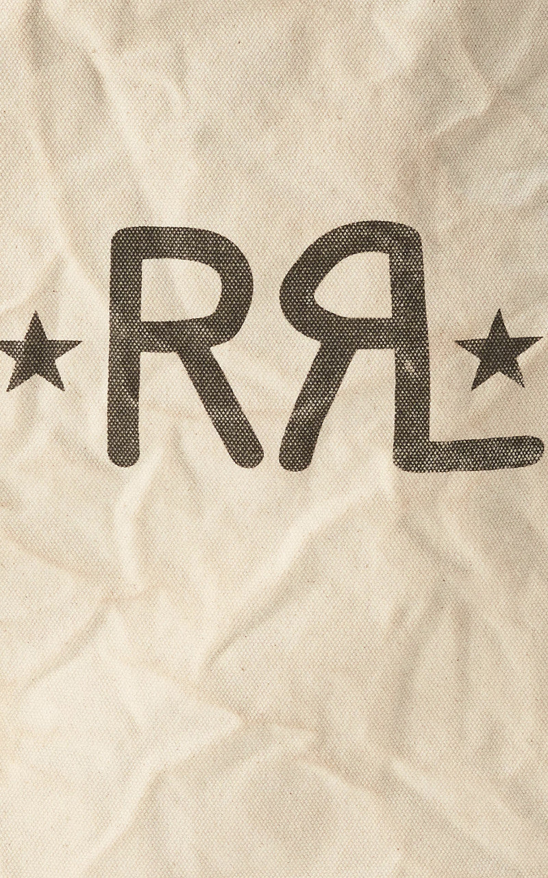 RRL Canvas Logo Market Tote Natural - Image 9