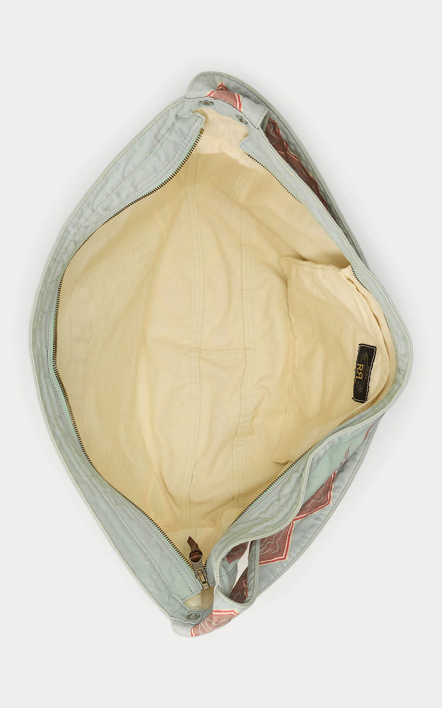 RRL Canvas Newsboy Bag Cream - Image 3