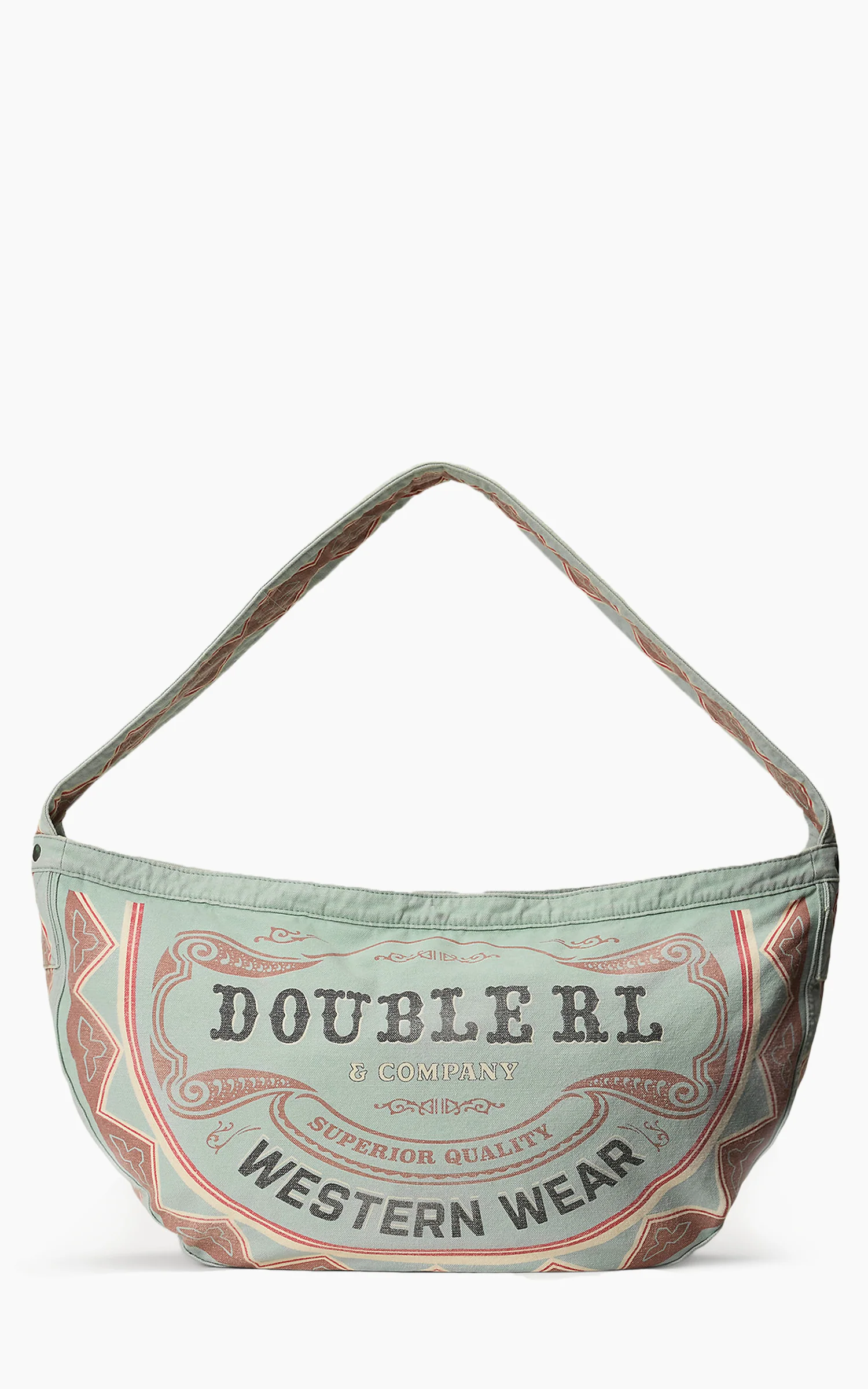 RRL Canvas Newsboy Bag Cream - Image 4