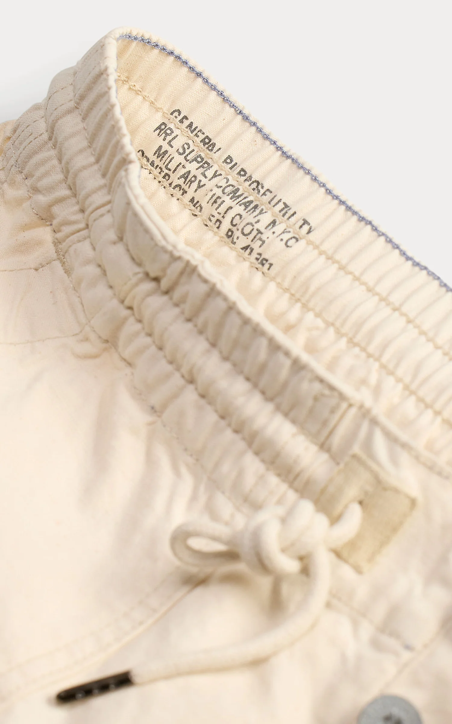 RRL Canvas Utility Short Seeded Natural - Image 3