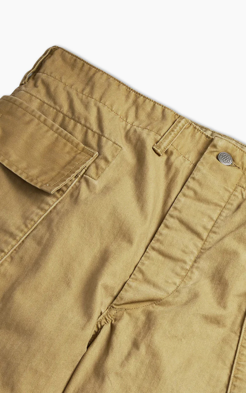 RRL Cargo Trouser Herringbone Twill Khaki - Image 5