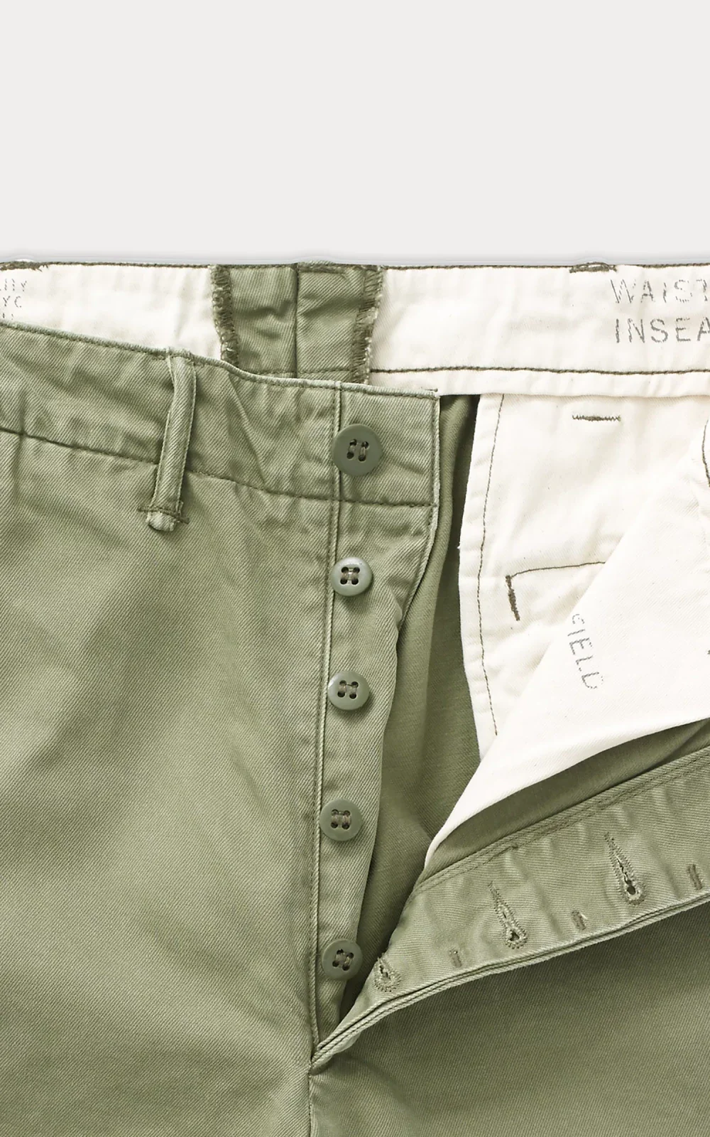 RRL Chino Officer's Trouser Olive - Image 10