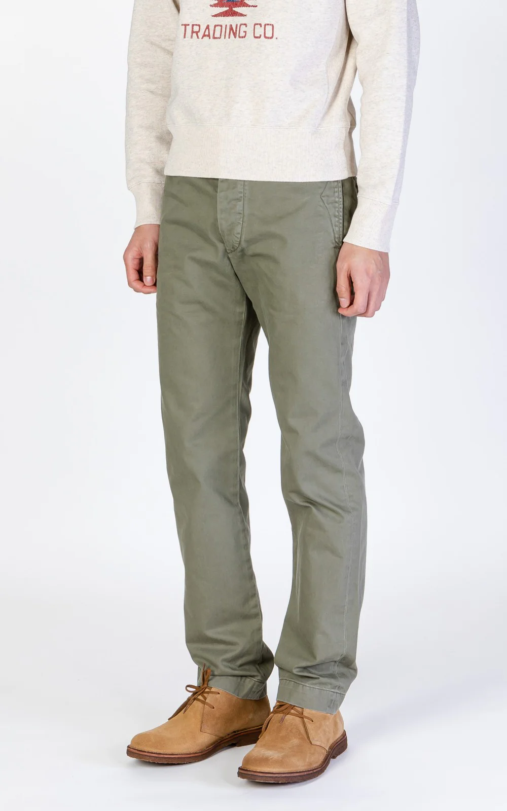 RRL Chino Officer's Trouser Olive - Image 4