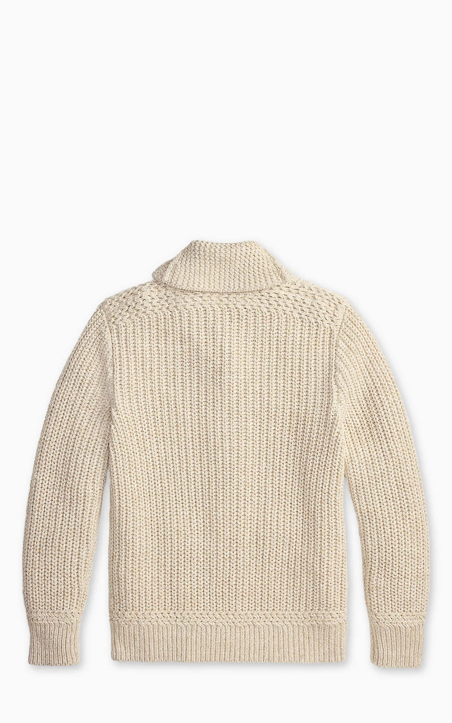 RRL Cotton-Linen Shawl-Collar Cardigan Cream - Image 2