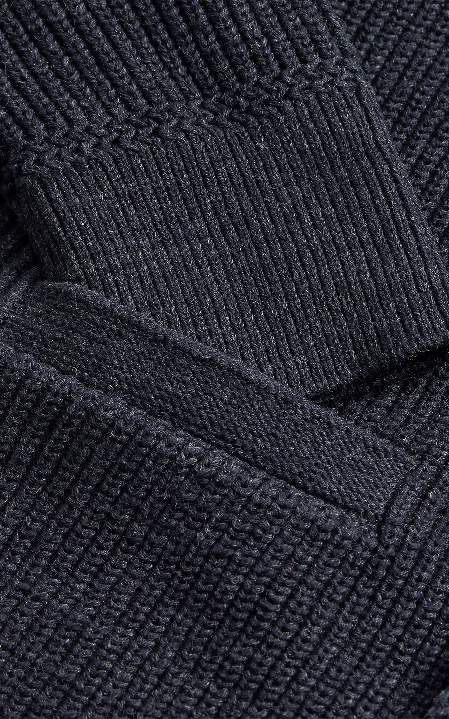 RRL Cotton Shawl-Collar Cardigan Dark Navy Heather - Image 5