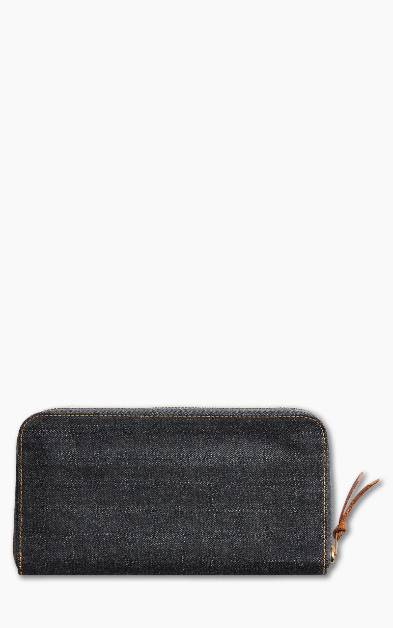 RRL Denim Travel Wallet Indigo - Image 3