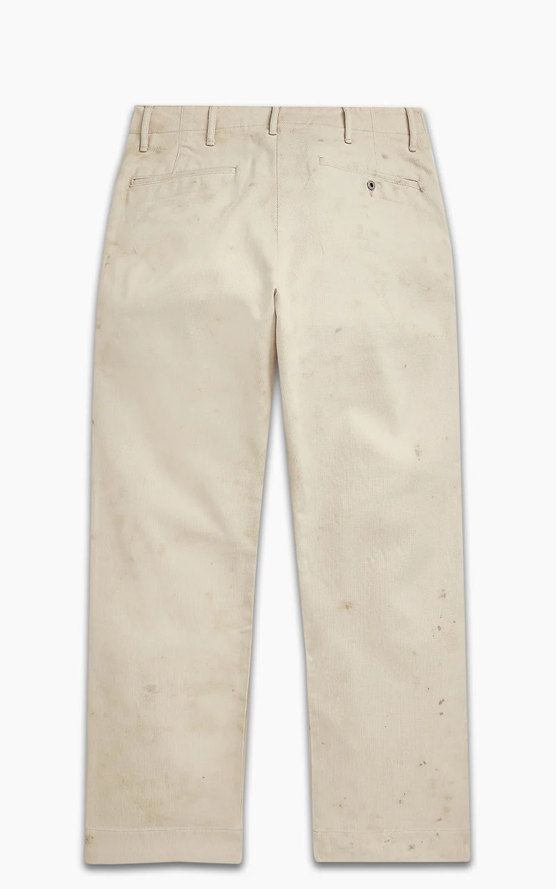 RRL Field Chino Distressed Bedford Cord Stone - Image 3