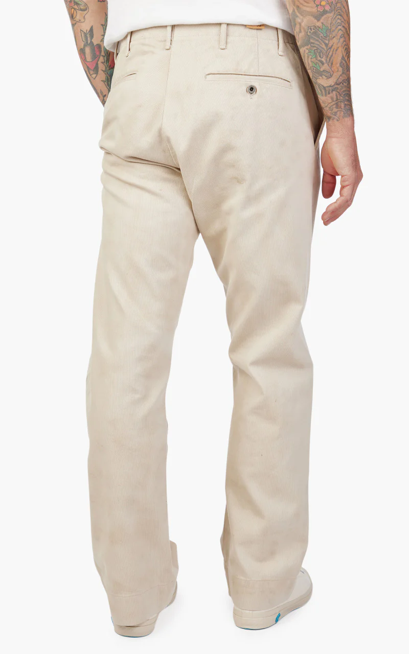 RRL Field Chino Distressed Bedford Cord Stone - Image 8