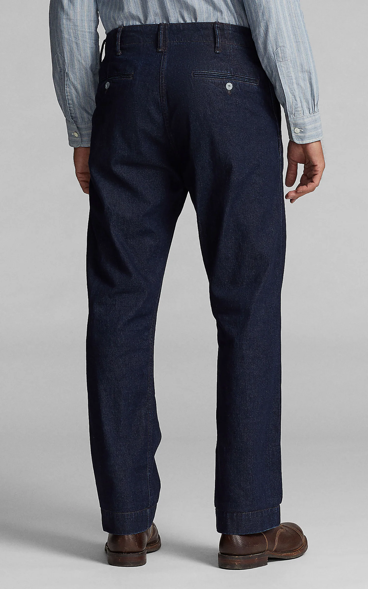 RRL Field Pant Denim Rinsed Indigo - Image 3