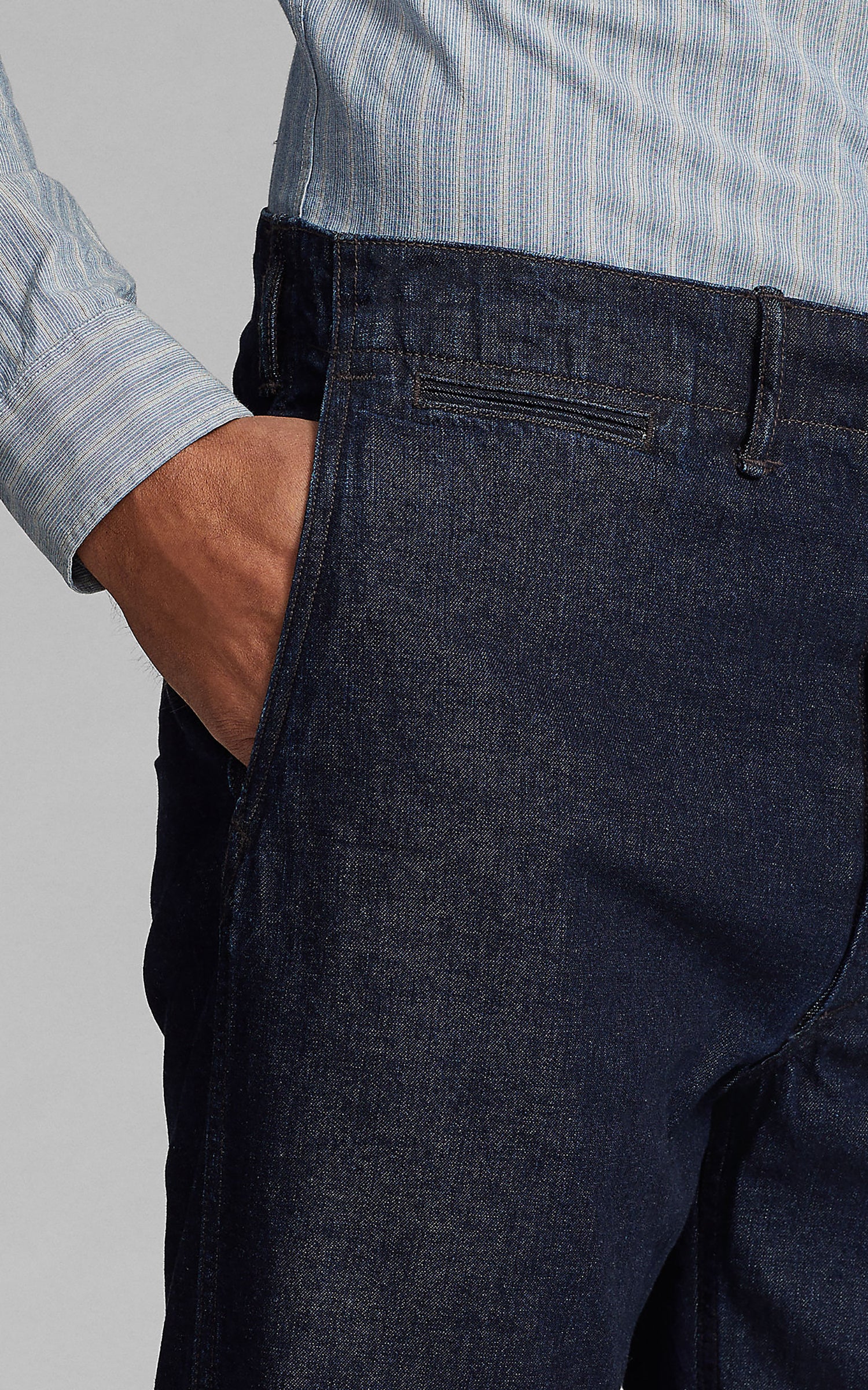 RRL Field Pant Denim Rinsed Indigo - Image 4