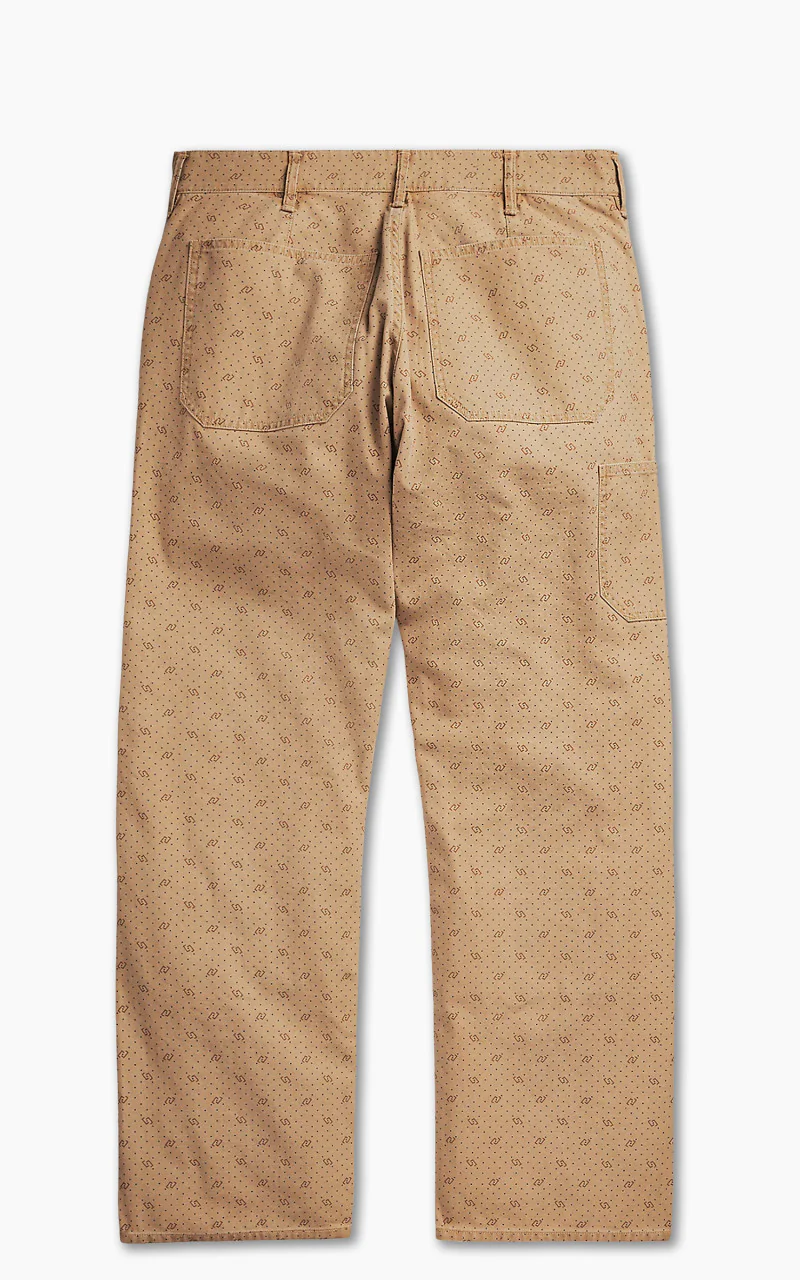 RRL Field Trouser Print Reverse-Twill Printed Washed Khaki - Image 2