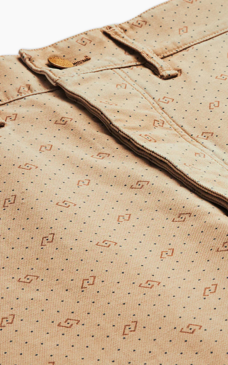 RRL Field Trouser Print Reverse-Twill Printed Washed Khaki - Image 4