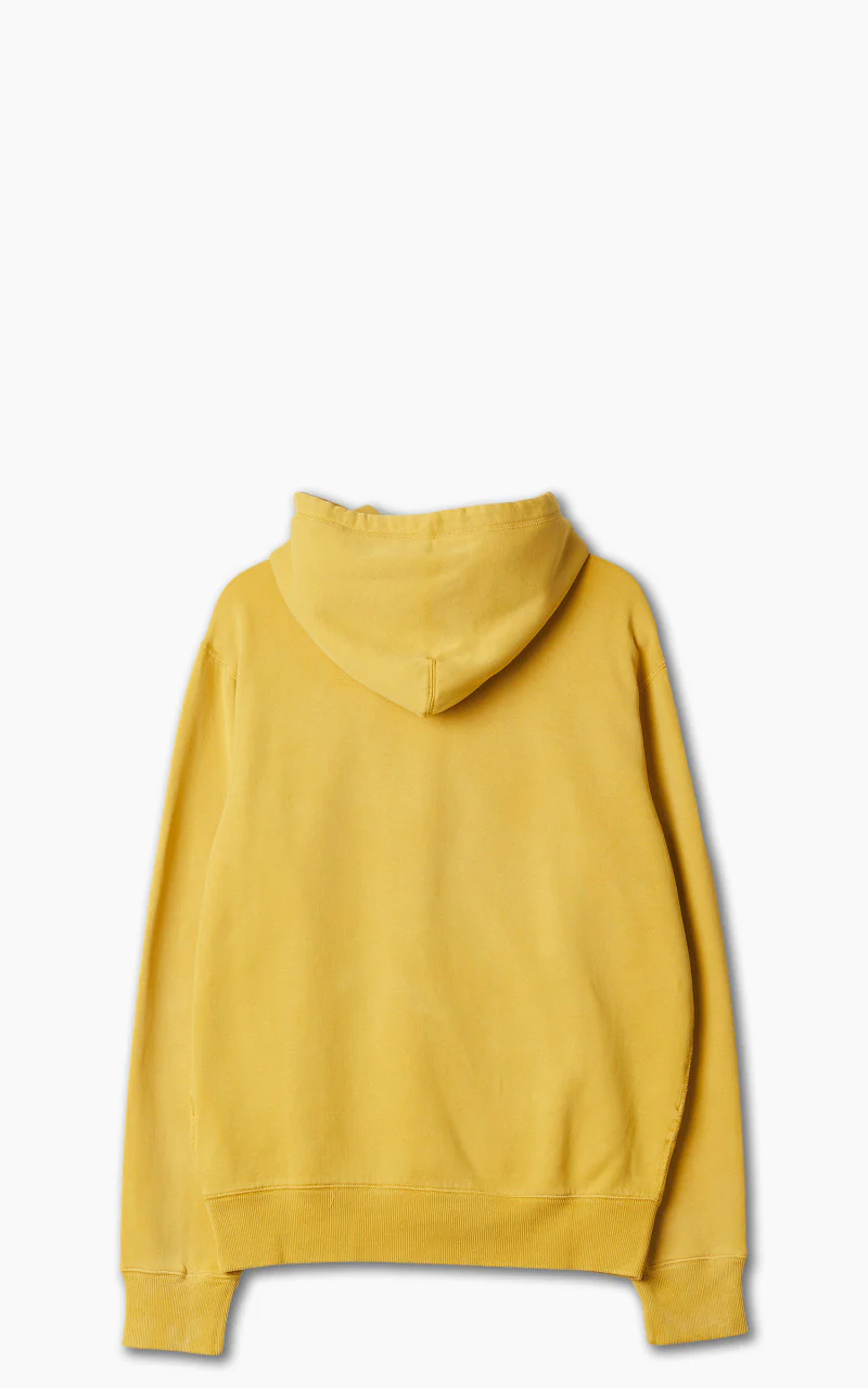 RRL Fleece Hoodie Garment Dyed Gold - Image 7