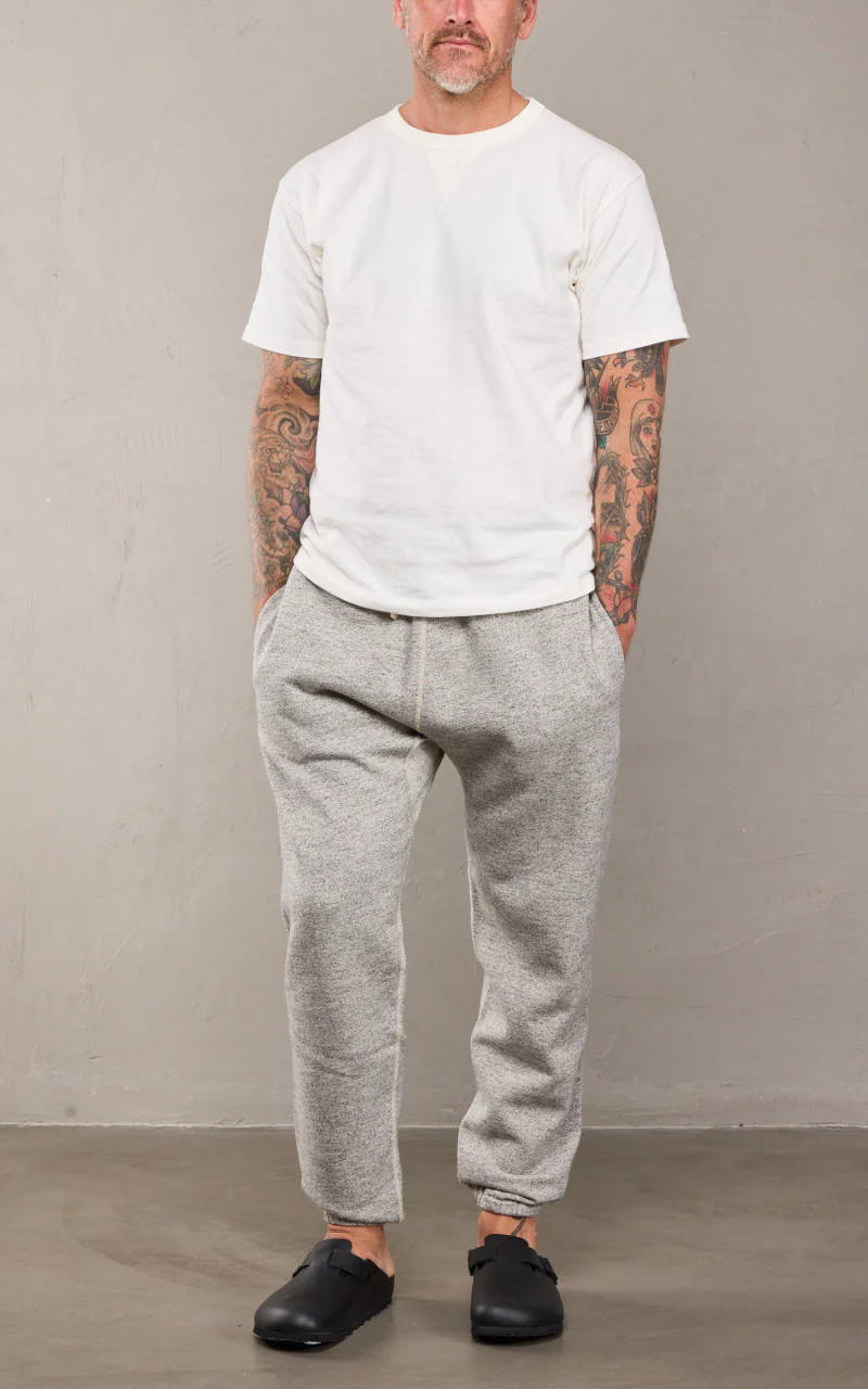 RRL Fleece Sweatpants Athletic Grey - Image 2