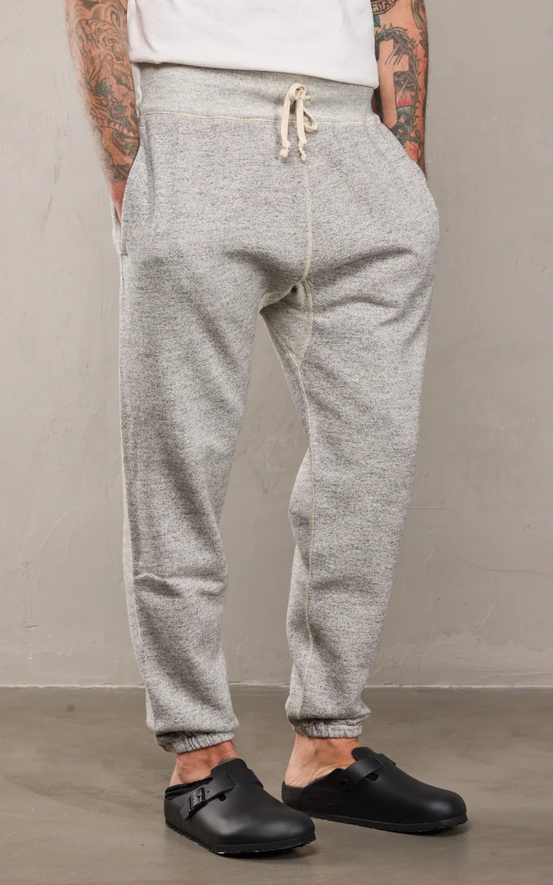 RRL Fleece Sweatpants Athletic Grey - Image 4