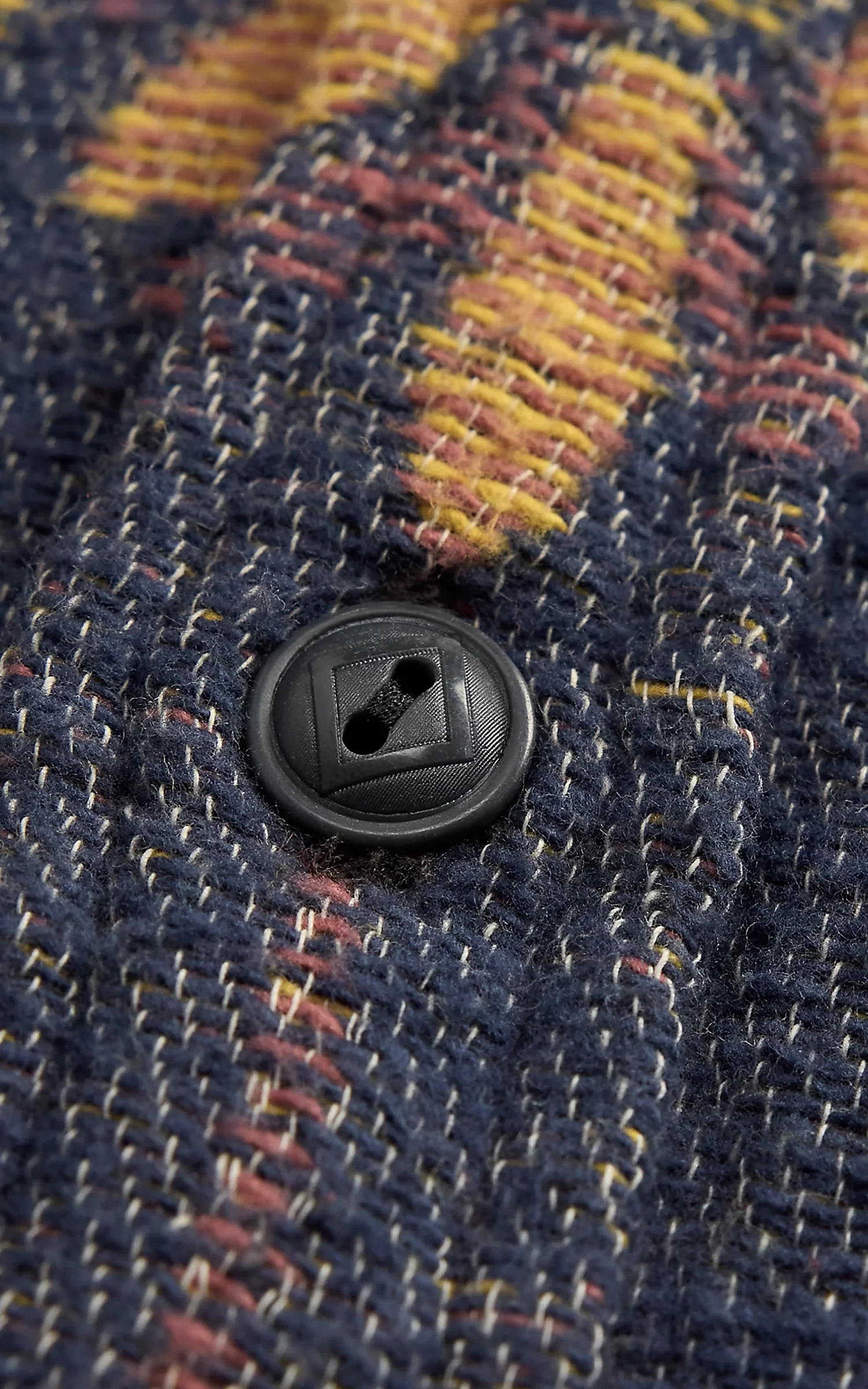 RRL Floral Jacquard Workshirt Plum Multi - Image 4