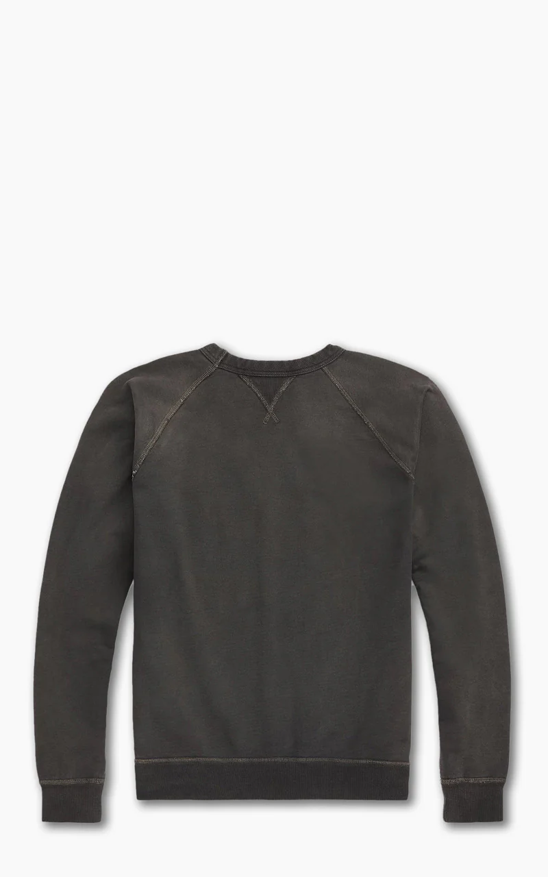 RRL French Terry Crewneck Black Indigo - Image 3