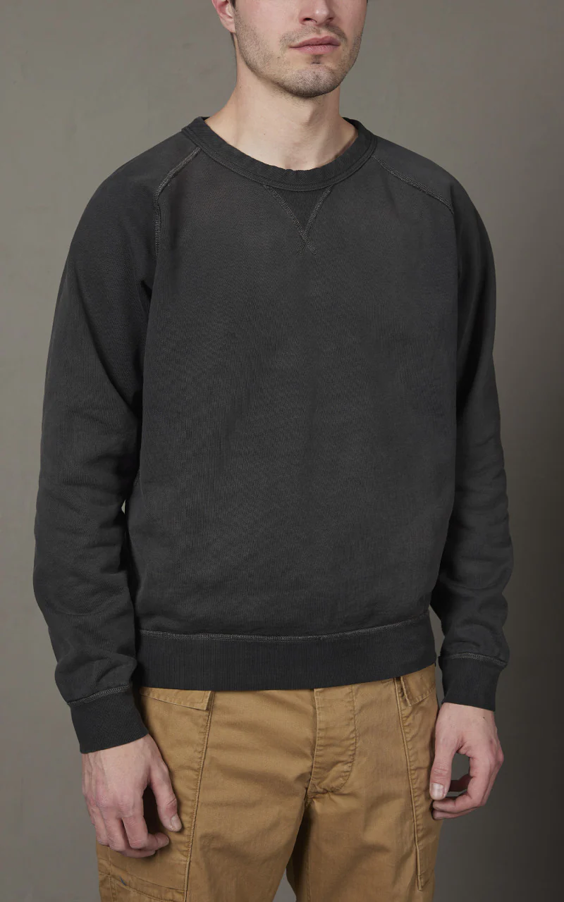 RRL French Terry Crewneck Black Indigo - Image 5