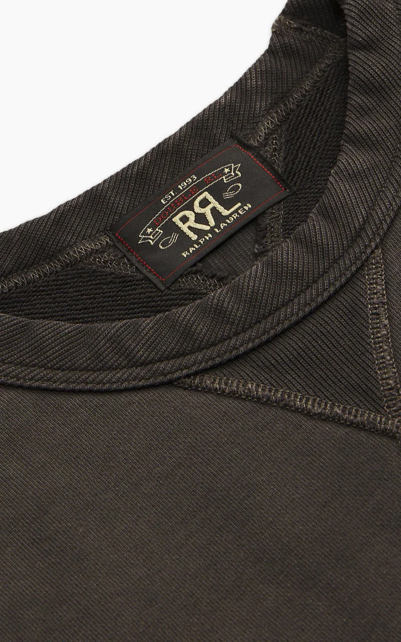 RRL French Terry Crewneck Black Indigo - Image 6