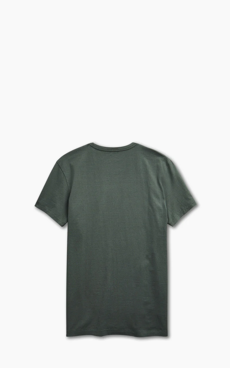 RRL Garment-Dyed Pocket T-Shirt Green - Image 2