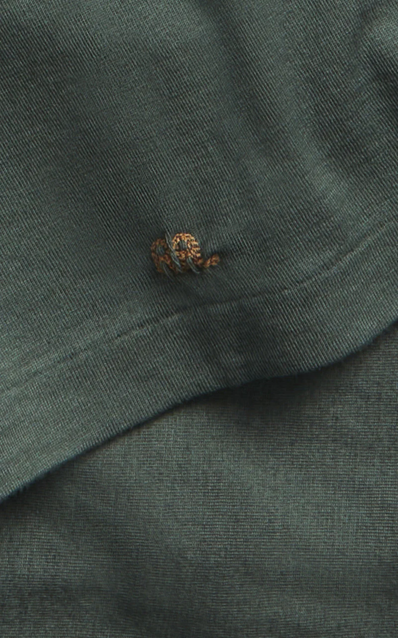 RRL Garment-Dyed Pocket T-Shirt Green - Image 4