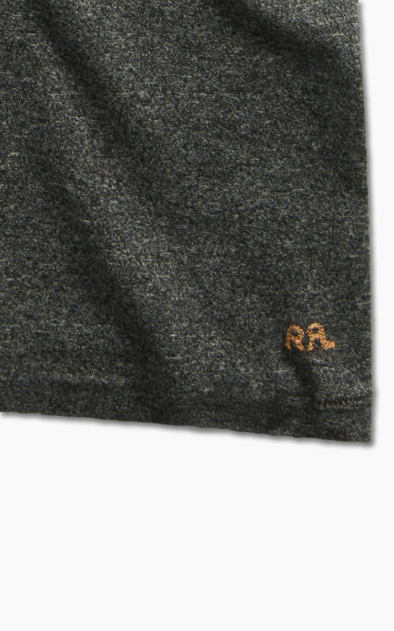 RRL Garment-Dyed Pocket T-Shirt Heather Grey - Image 3